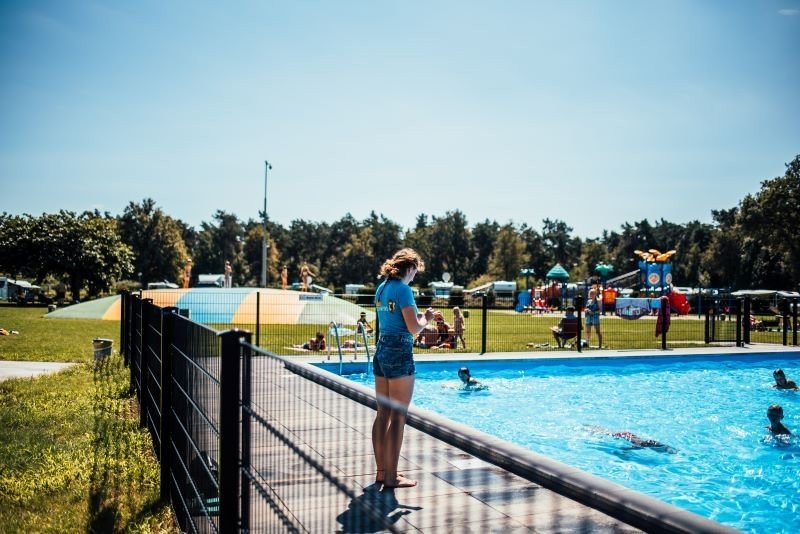 Freibad mit Babybecken beim Camping bei Beekse Bergen